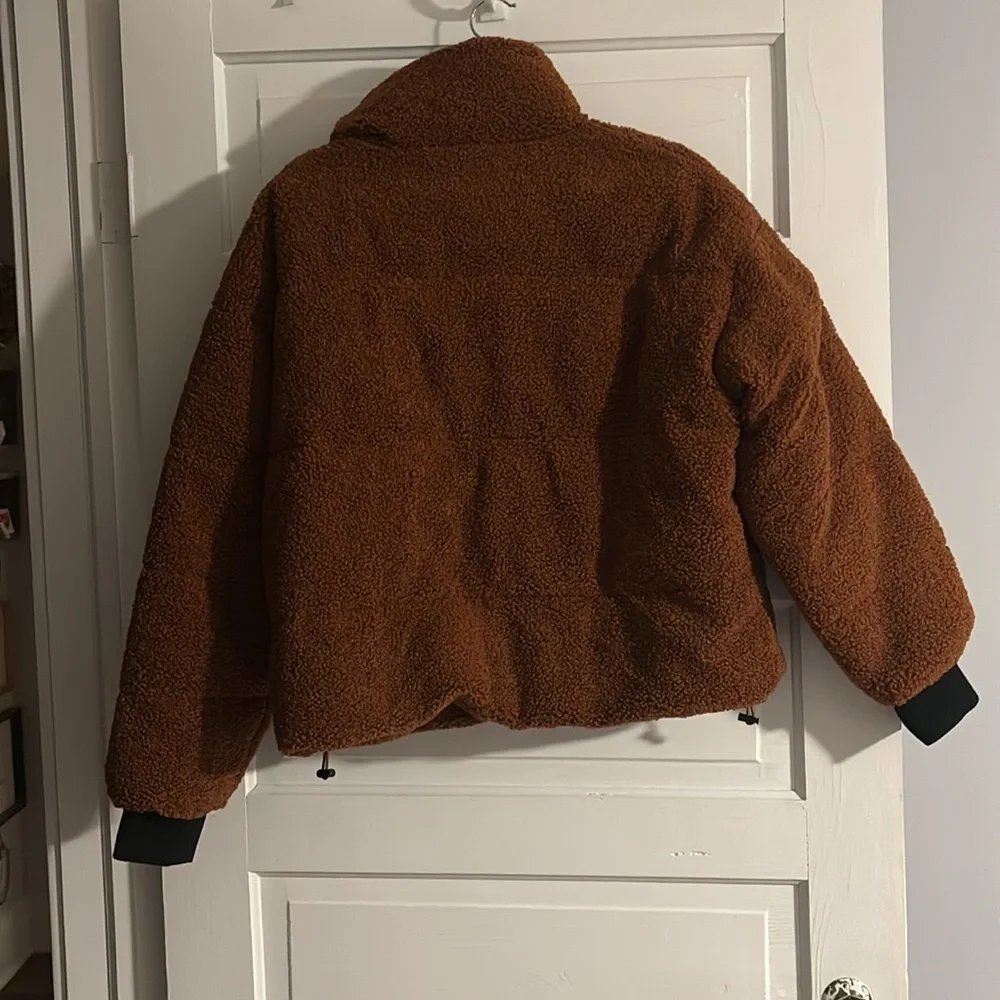 NVLT Cognac Brown Teddy Jacket
